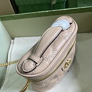 Fortok Gucci GG Matelasse Top Handle Mini Bag Light Pink 723770 16x10.5x5cm - 6