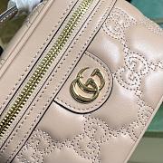 Fortok Gucci GG Matelasse Top Handle Mini Bag Light Pink 723770 16x10.5x5cm - 4