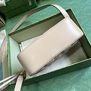 Fortok Gucci GG Quilted Zip-up Crossbody Bag Light Pink 702234 21.5x 17x 7.5cm - 5