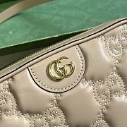 Fortok Gucci GG Quilted Zip-up Crossbody Bag Light Pink 702234 21.5x 17x 7.5cm - 4