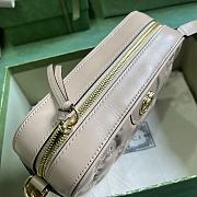 Fortok Gucci GG Quilted Zip-up Crossbody Bag Light Pink 702234 21.5x 17x 7.5cm - 2