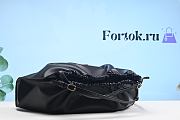 Fortok Gucci Blondie Leather Tote Bag Black 52x25x9cm - 6