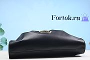 Fortok Gucci Blondie Leather Tote Bag Black 52x25x9cm - 4