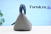 Fortok Hermes Picotin Lock Touch Bag Grey/Blue 18cm  - 5