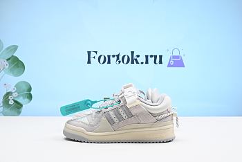 Fortok Adidas Forum Buckle Low Bad Bunny Grey/White Sneakers HQ2153