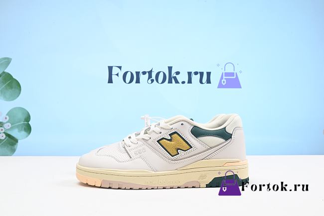 Fortok New Balance Aimé Leon Dore x 550 Green Yellow BB550A2  - 1