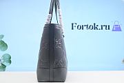 Fortok Gucci GG Quilted Open-Top Tote Bag In Grey 37cm - 6