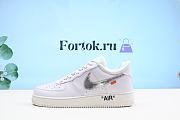 Fortok Air Force 1 Low Virgil Abloh – Off White AF100 Sneakers - 1