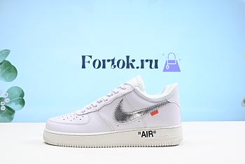 Fortok Air Force 1 Low Virgil Abloh – Off White AF100 Sneakers