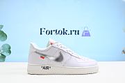 Fortok Air Force 1 Low Virgil Abloh – Off White AF100 Sneakers - 5