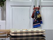Fortok Louis Vuitton Double Zip Pochette Damier Azus Canvas N60460 20x12.5x3cm - 5