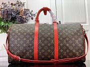 Fortok Louis Vuitton Keepall Bandoulière 50 Red M46769 50x29x23cm - 1