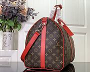 Fortok Louis Vuitton Keepall Bandoulière 50 Red M46769 50x29x23cm - 6