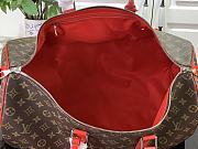 Fortok Louis Vuitton Keepall Bandoulière 50 Red M46769 50x29x23cm - 5