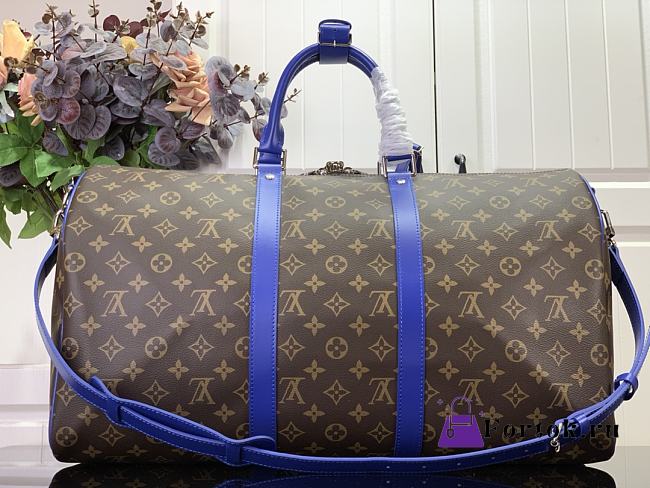 Fortok Louis Vuitton Keepall Bandoulière 50 Blue M46772 50x29x23cm - 1