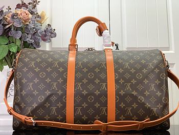 Fortok Louis Vuitton Keepall Bandoulière 50 Orange M46770 50x29x23cm