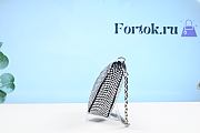Fortok Prada Crystal-embellished Satin Black Shoulder Bag 26cm - 5