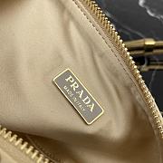 Fortok Prada Crystal-embellished Satin Gold Shoulder Bag 26cm - 4