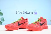 Fortok Nike Kobe 6 FV4921-600 Red Sneakers - 2