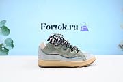 Fortok Lavin Curb Low Top Sneakers Grey&Green - 2
