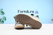 Fortok Lavin Curb Low Top Sneakers Grey&Green - 3