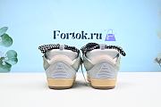 Fortok Lavin Curb Low Top Sneakers Grey&Green - 6