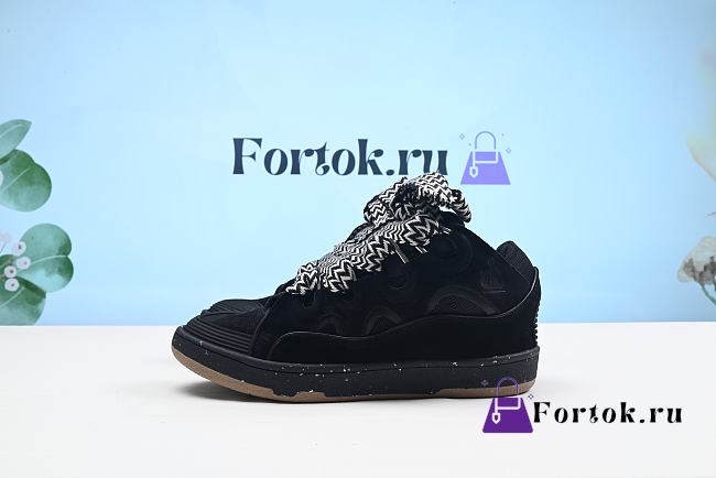 Fortok Lavin Curb Low Top Sneakers Black - 1