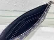 Fortok Dior A5 Pouch Beige and Black Maxi Dior Oblique Jacquard 26.5x17.5cm - 5