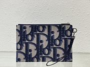 Fortok Dior A5 Pouch Beige and Black Maxi Dior Oblique Jacquard 26.5x17.5cm - 3