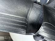 Fortok Dior Black Gravity Leather Wallet 11×9.5cm - 5