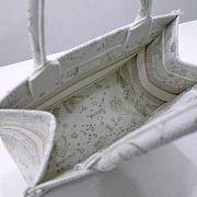 Fortok Dior Butterfly Zodiac Embroidery Tote Bag 36x27x16cm - 3