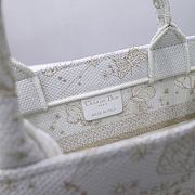 Fortok Dior Butterfly Zodiac Embroidery Tote Bag 36x27x16cm - 2