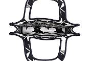 Fortok Dior Étoile Graphic Embroidery Mini Tote Bag Blue&White 22.5x24x8cm - 2