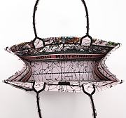 Fortok Dior Multicolor Zodiac Sign EmbroiderY Tote Bag 36x27x16cm  - 6