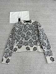 Fortok Chanel 23K Sequined Cashmere Sweater - 1