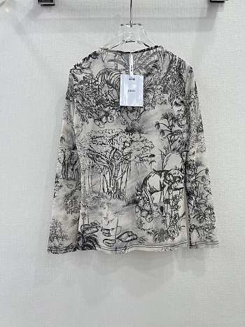 Fortok Dior Ink printed and Dyed Animal Shirt