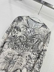 Fortok Dior Ink printed and Dyed Animal Shirt - 5