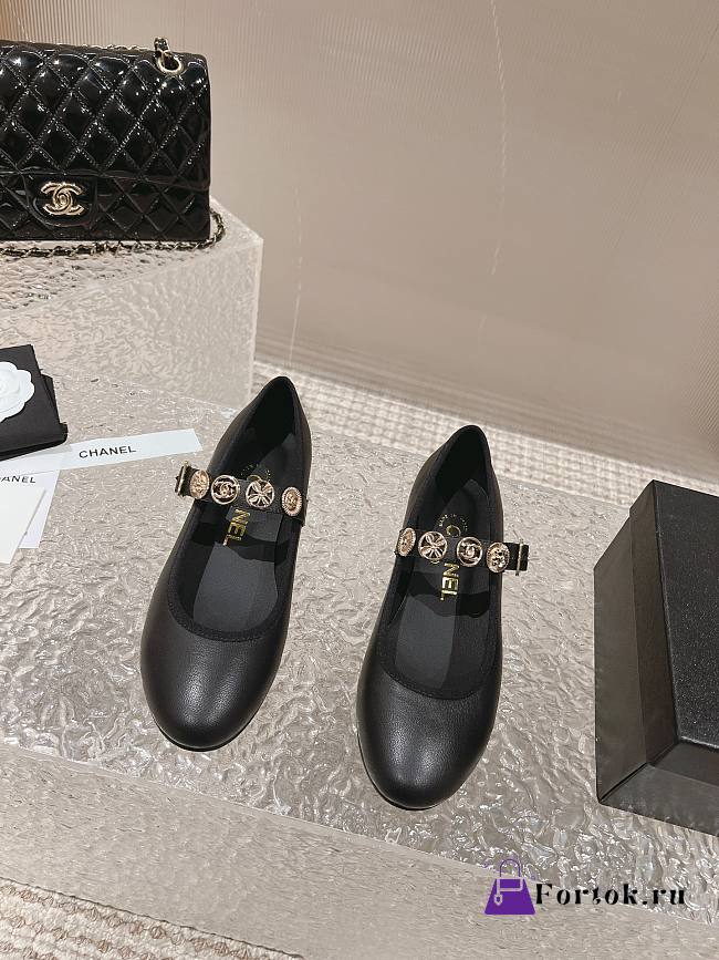 Fortok Chanel 23 Loafers in Black - 1