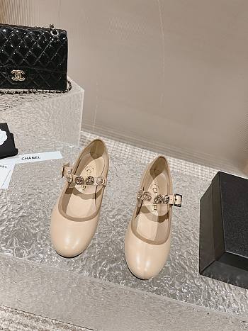 Fortok Chanel 23 Loafers in Beige