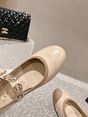 Fortok Chanel 23 Loafers in Beige - 6