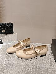 Fortok Chanel 23 Loafers in Beige - 5
