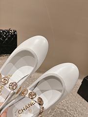 Fortok Chanel 23 Loafers in White - 6
