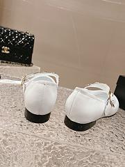 Fortok Chanel 23 Loafers in White - 3