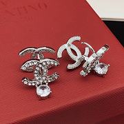 Fortok Chanel Double C Earrings Silver/Gold XED0460 - 2