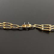 Fortok Bottega Veneta Branch-shaped Drop Earrings Gold - 2
