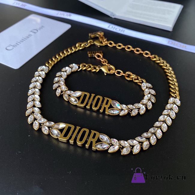 Fortok Dior Revolution Necklace and Bracelet Set - 1