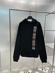 Fortok Dior Hooded Sweatshirt Beige/Black - 1