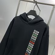 Fortok Dior Hooded Sweatshirt Beige/Black - 5