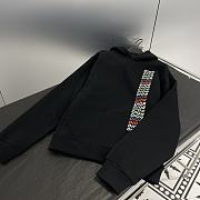 Fortok Dior Hooded Sweatshirt Beige/Black - 4