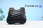 Fortok Saint Laurent 87 Quilted-Leather Clutch Bag Black 754001 26x26.5x5cm - 2